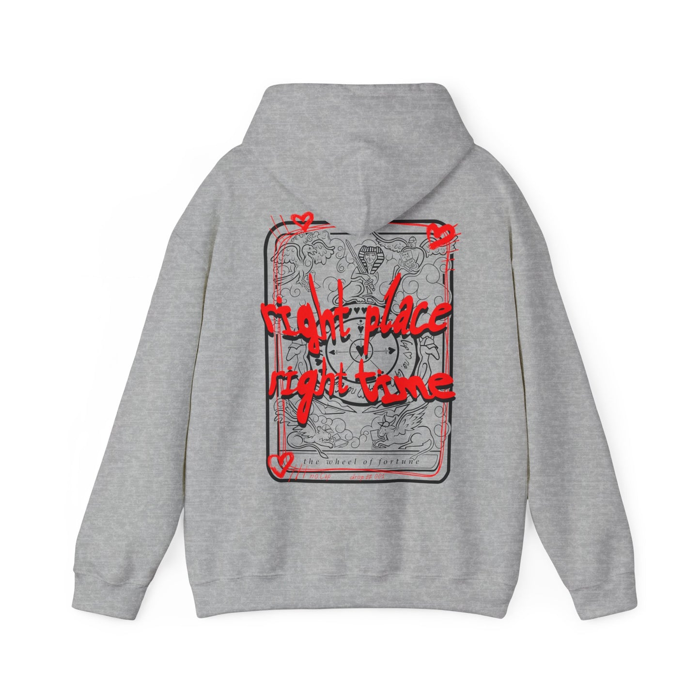 right place right time hoodie