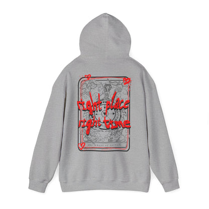 right place right time hoodie